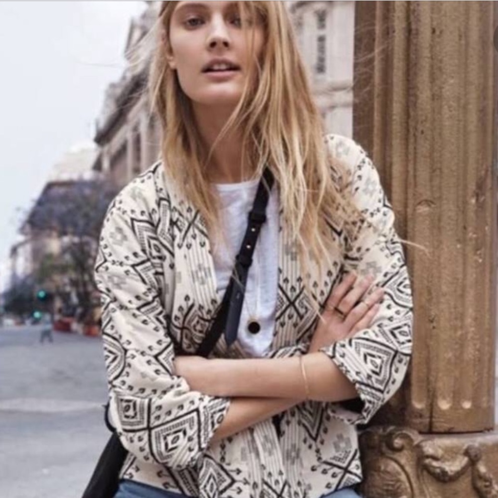 Madewell Brocade Kimono Jacket